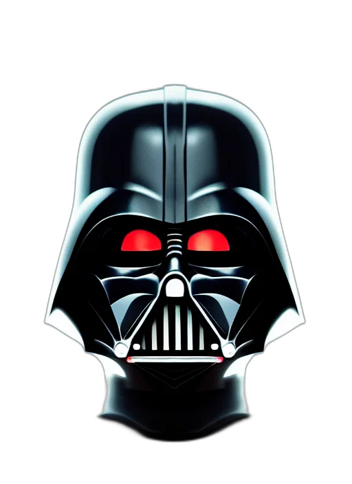 mask, face, staff, photorealistic, comic book art, concept art, pixel art, darth transparent PNG cut-out