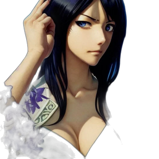 jewelry, face, dress, flower, fantasy art, anime, concept art, photorealistic transparent PNG cut-out