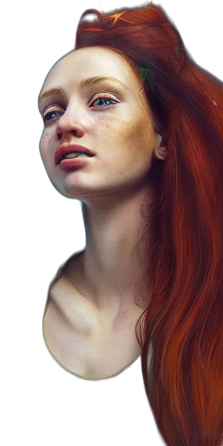 face, mask, crown, jewelry, photorealistic, fantasy art, oil painting, concept art transparent PNG cut-out