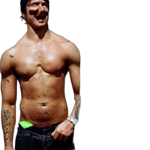 creature, zyzz transparent PNG cut-out