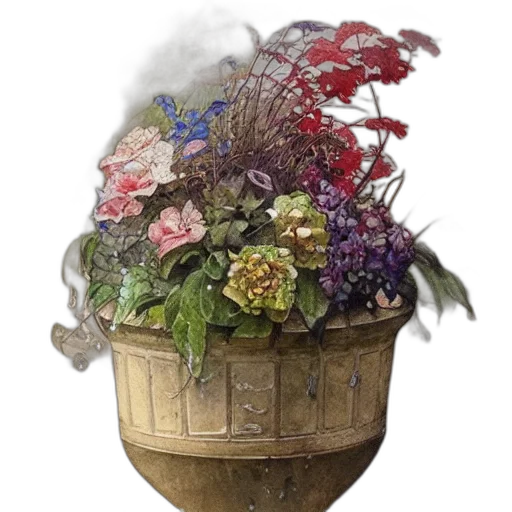 crown, hat, flower, jewelry transparent PNG cut-out