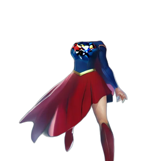 dress, mask, staff, concept art, comic book art, 3d render, pixel art, concept transparent PNG cut-out