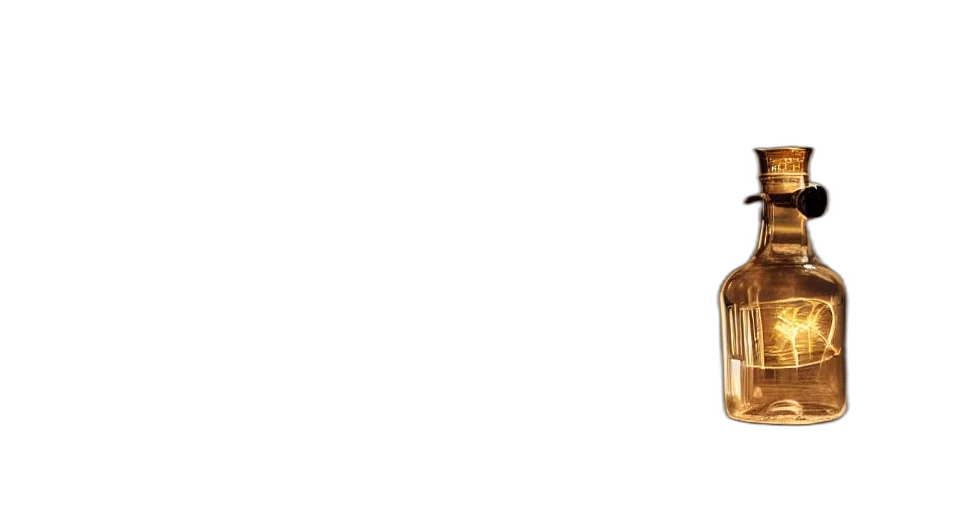jewelry, furniture, crown, bottle, 3d render, golden, earth tones, magical transparent PNG cut-out