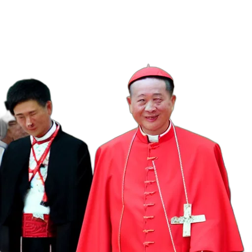 staff, crown, red, chinese, pope transparent PNG cut-out