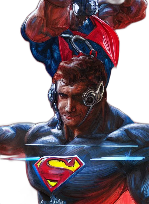 face, comic book art, concept art, photorealistic transparent PNG cut-out