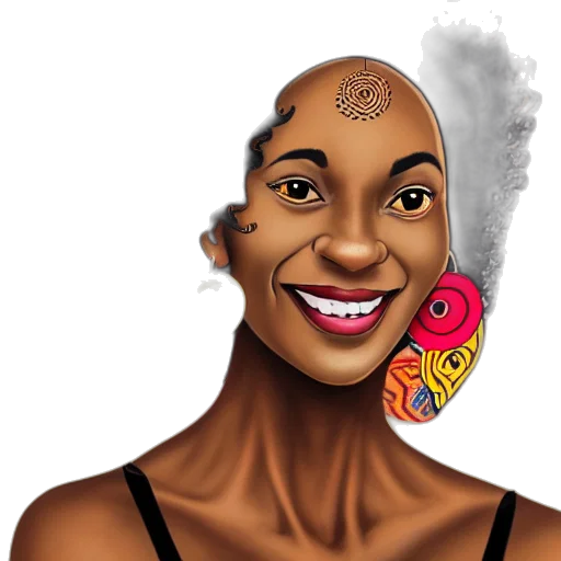 face, jewelry, crown, cartoon, concept art, photorealistic, fantasy art, adult transparent PNG cut-out