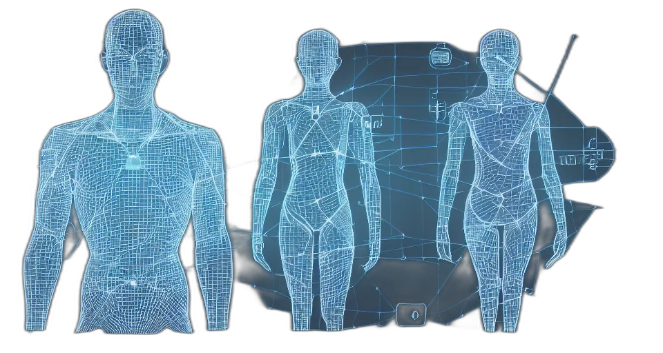 3d render, sensors, dashboard, heart transparent PNG cut-out