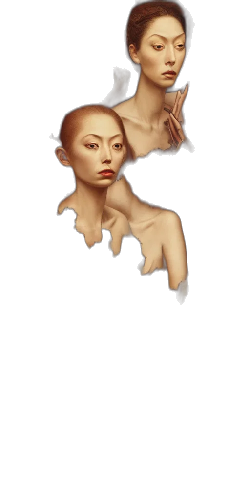 face, mask, creature, crown transparent PNG cut-out