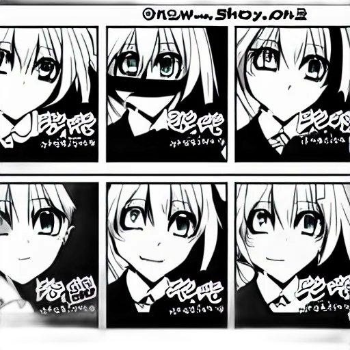 anime, cartoon, comic book art, monochrome, shoujo, manga, style, yuyuko transparent PNG cut-out