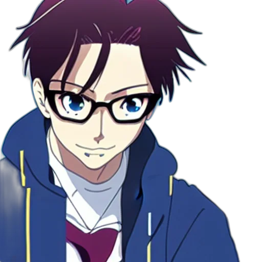 staff, anime, cartoon, pixel art transparent PNG cut-out