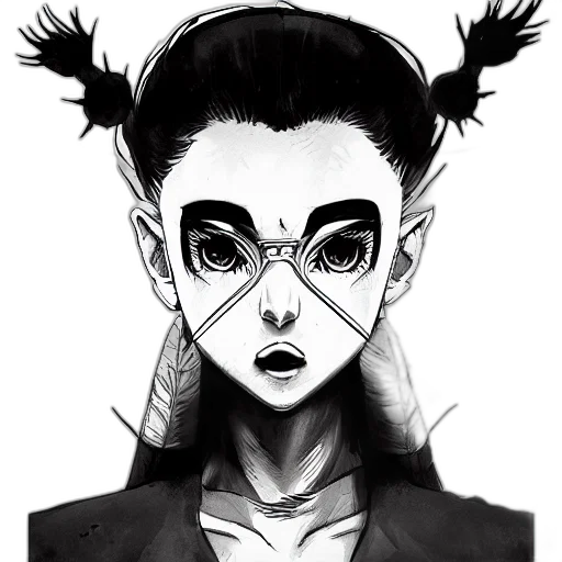 mask, face, creature, staff, cartoon, comic book art, concept art, fantasy art transparent PNG cut-out