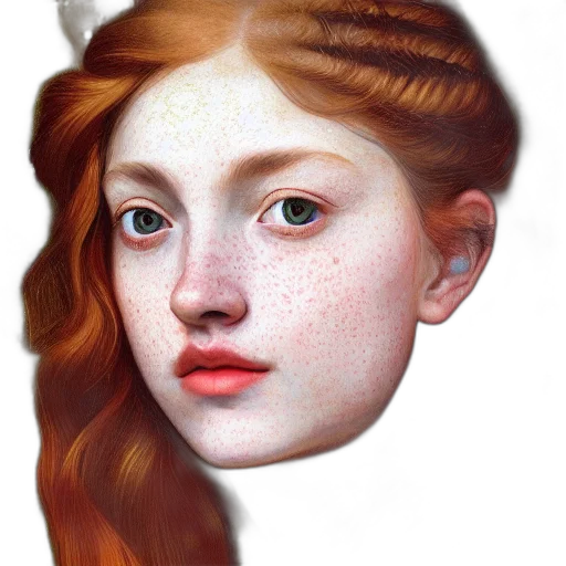 face, mask, crown, hair transparent PNG cut-out