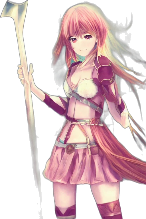 sword, staff, weapon, dress transparent PNG cut-out