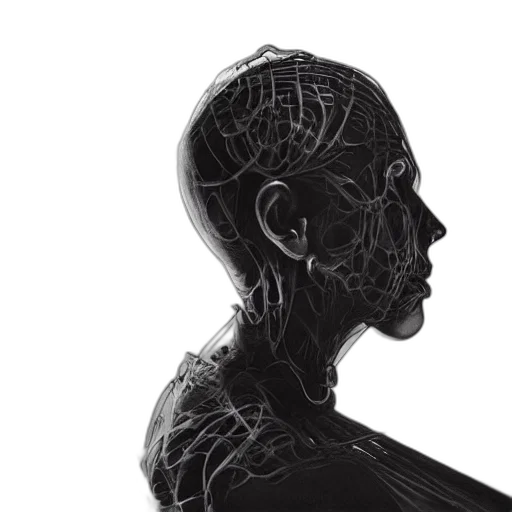 robot, face, mask, crown transparent PNG cut-out