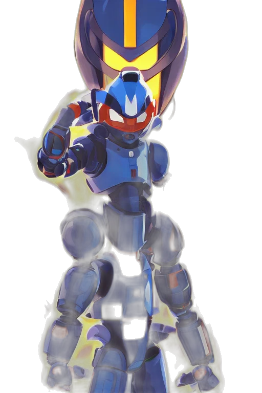 robot, weapon, 3d render, concept art transparent PNG cut-out