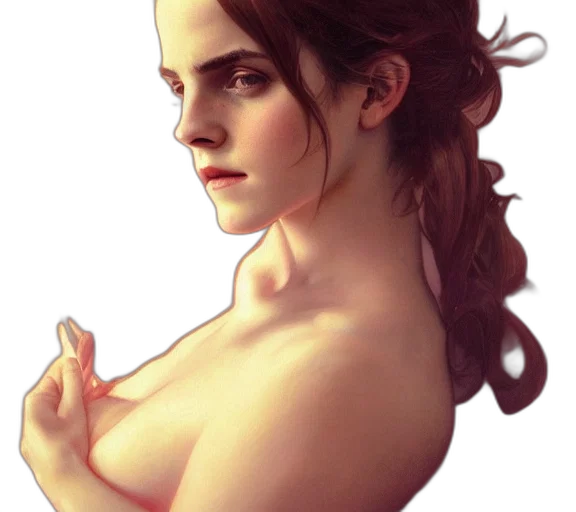 dress, face, jewelry, crown, fantasy art, photorealistic, concept art, oil painting transparent PNG cut-out