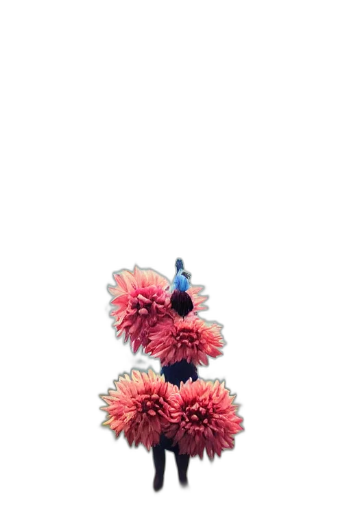 flower, crown, jewelry, staff, 3d render, pixel art, concept art, watercolor transparent PNG cut-out