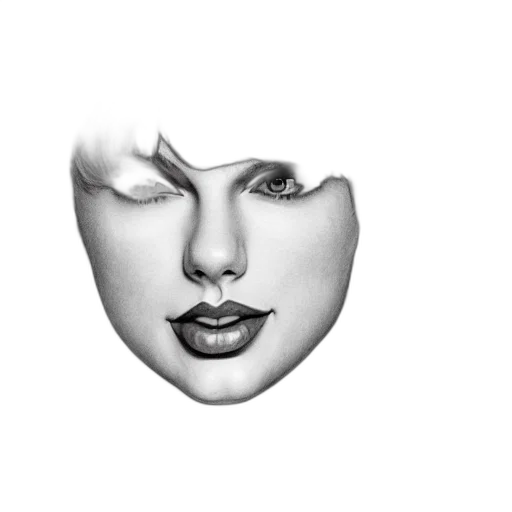 face, mask, crown, hair transparent PNG cut-out