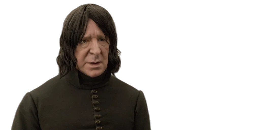 snape, being, smug transparent PNG cut-out