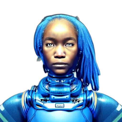 robot, face, concept art, comic book art transparent PNG cut-out
