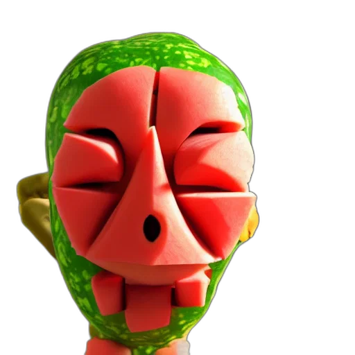 mask, face, staff, 3d render transparent PNG cut-out
