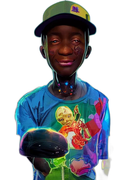 face, robot, mask, hat, concept art, photorealistic, cartoon, comic book art transparent PNG cut-out