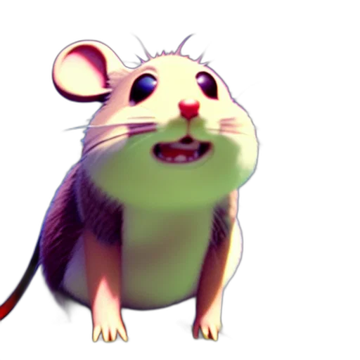 animal, creature, face, staff, 3d render, concept art, photorealistic, cartoon transparent PNG cut-out
