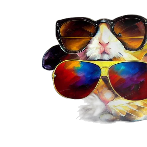 animal, photorealistic, watercolor, 3d render transparent PNG cut-out