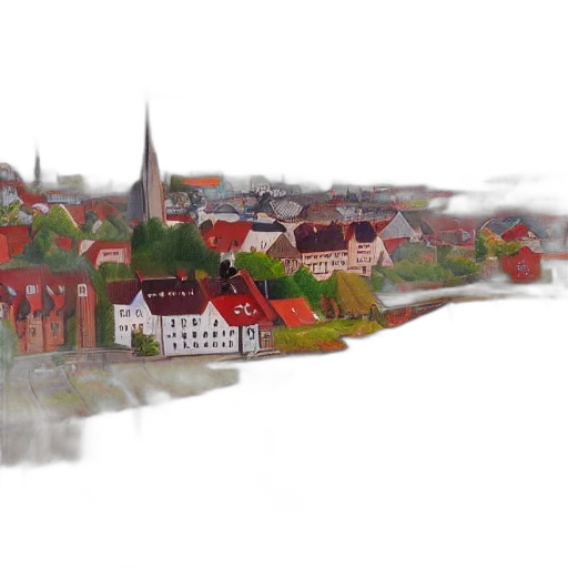 concept art, photorealistic, watercolor, 3d render transparent PNG cut-out