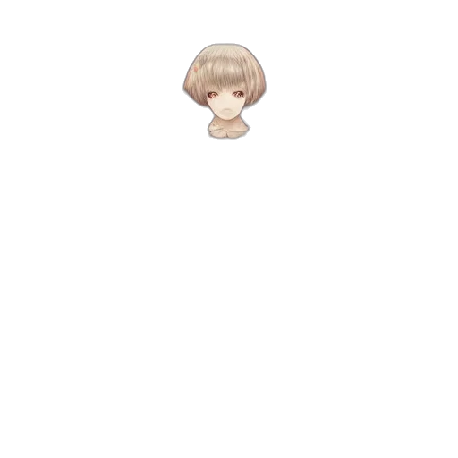 hair, creature, staff, face transparent PNG cut-out