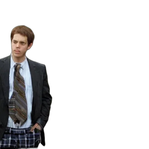 jacket, staff, dress, hair transparent PNG cut-out