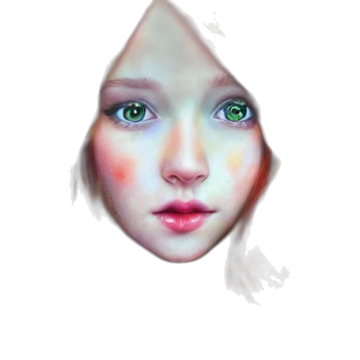 face, mask, crown, hat, photorealistic, fantasy art, watercolor, 3d render transparent PNG cut-out