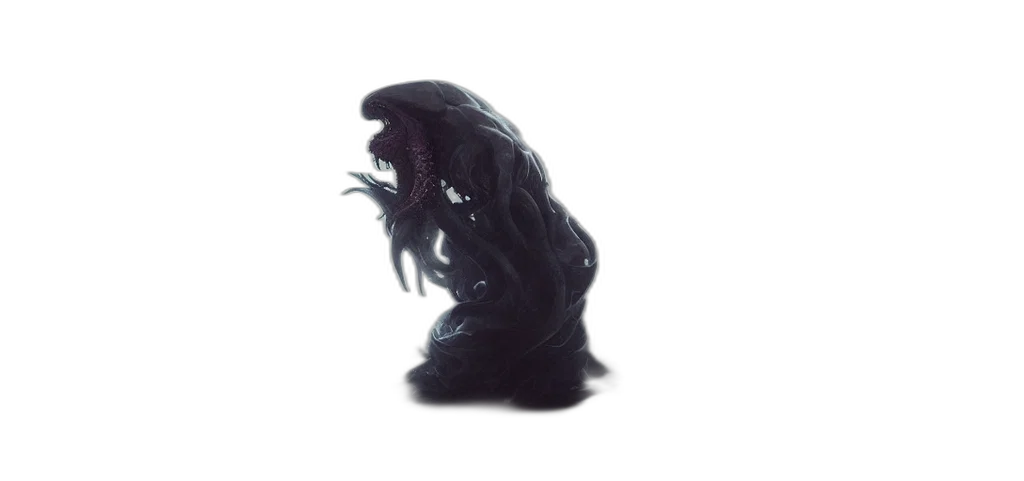 creature, hair, animal, dragon, 3d render, concept art, photorealistic, fantasy art transparent PNG cut-out
