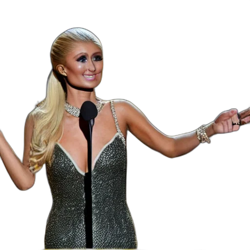 hair, paris, hilton, accepting transparent PNG cut-out