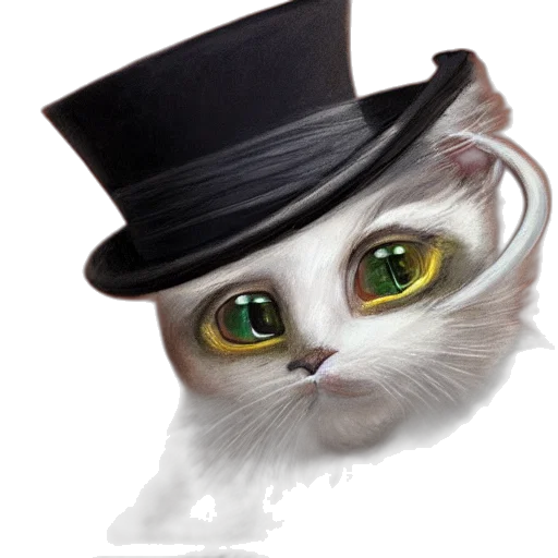hat, animal, staff, mask, photorealistic, concept art, fantasy art, cartoon transparent PNG cut-out