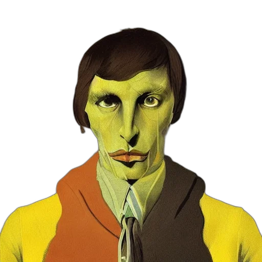face, mask, staff, jacket transparent PNG cut-out