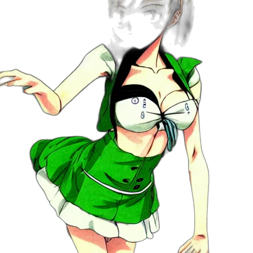 dress, weapon, mask, creature, anime, cartoon, concept art, 3d render transparent PNG cut-out
