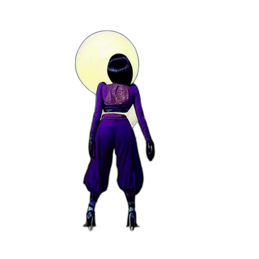 dress, mask, staff, robot transparent PNG cut-out