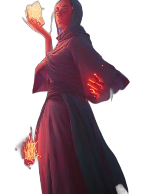 staff, dress, mask, jacket, concept art, fantasy art, cyberpunk, anime transparent PNG cut-out