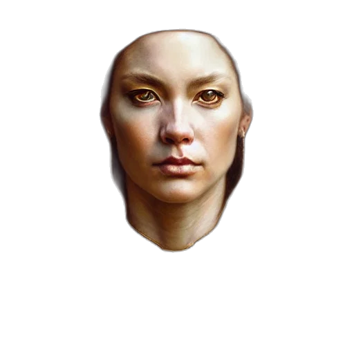 face, mask, robot, crown transparent PNG cut-out
