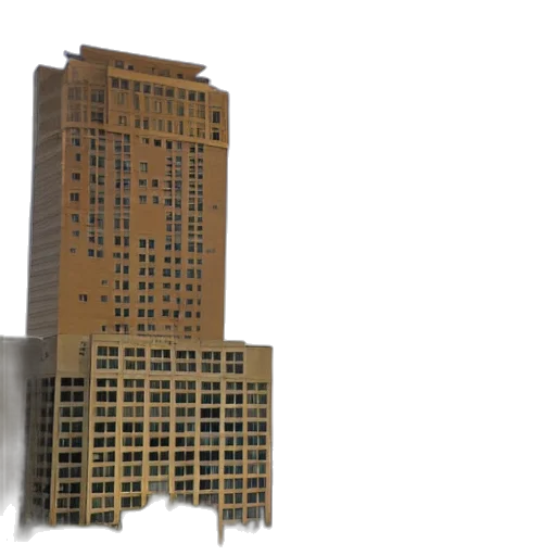 building, 3d render, concept art, photorealistic transparent PNG cut-out