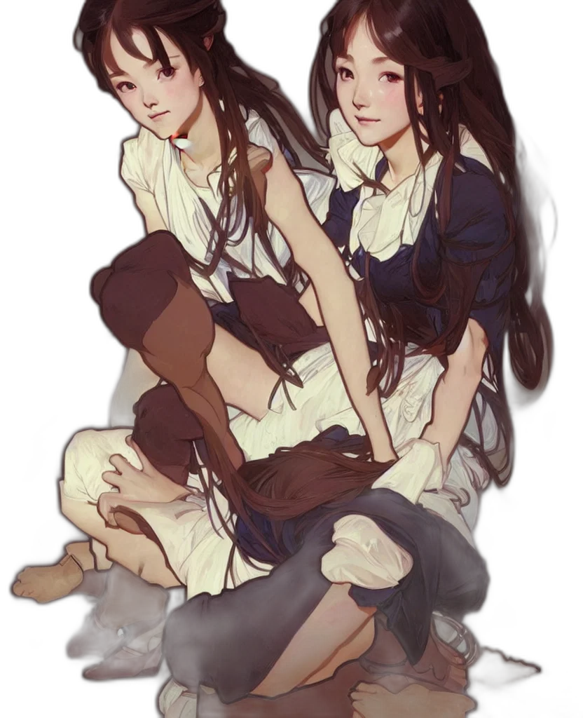 concept art, anime, fantasy art, pixel art transparent PNG cut-out