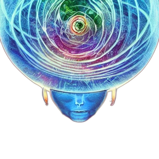 mask, jewelry, crown, hair, concept art, vaporwave, fantasy art, watercolor transparent PNG cut-out