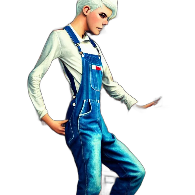 staff, jacket, concept art, 3d render, cartoon, photorealistic, blue, full transparent PNG cut-out