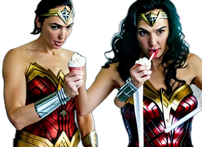 comic book art, film, still, gal transparent PNG cut-out