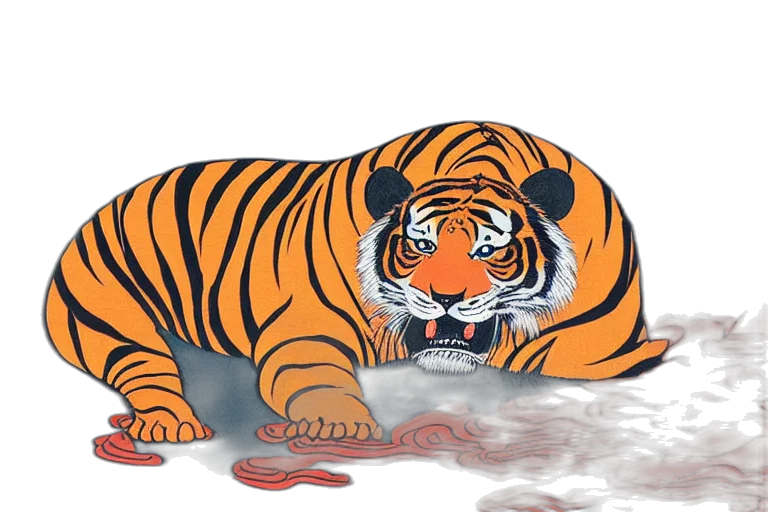 animal, creature, concept art, watercolor transparent PNG cut-out