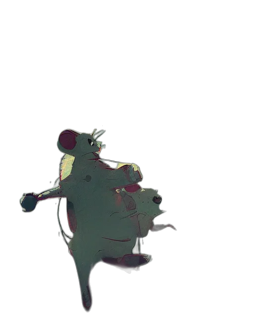 creature, dragon, robot, staff transparent PNG cut-out
