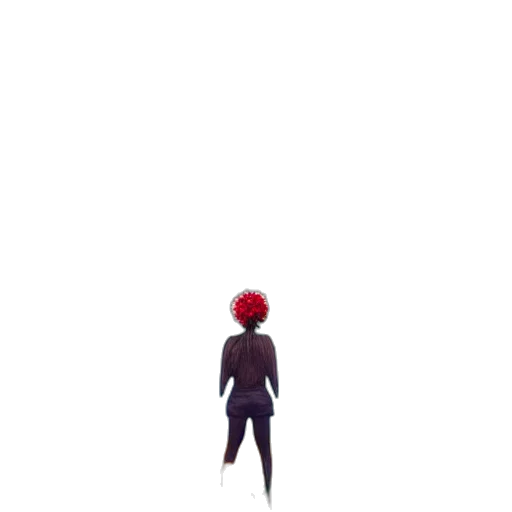 creature, robot, dress, staff transparent PNG cut-out