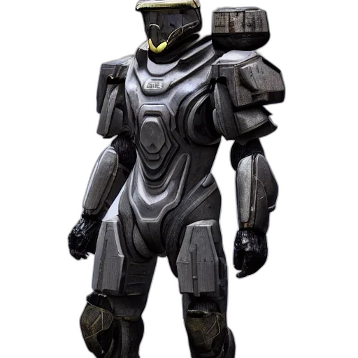 robot, concept art, 3d render, cyberpunk transparent PNG cut-out
