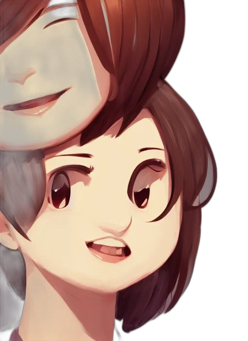 face, mask, creature, crown, anime, concept art, photorealistic, pixel art transparent PNG cut-out
